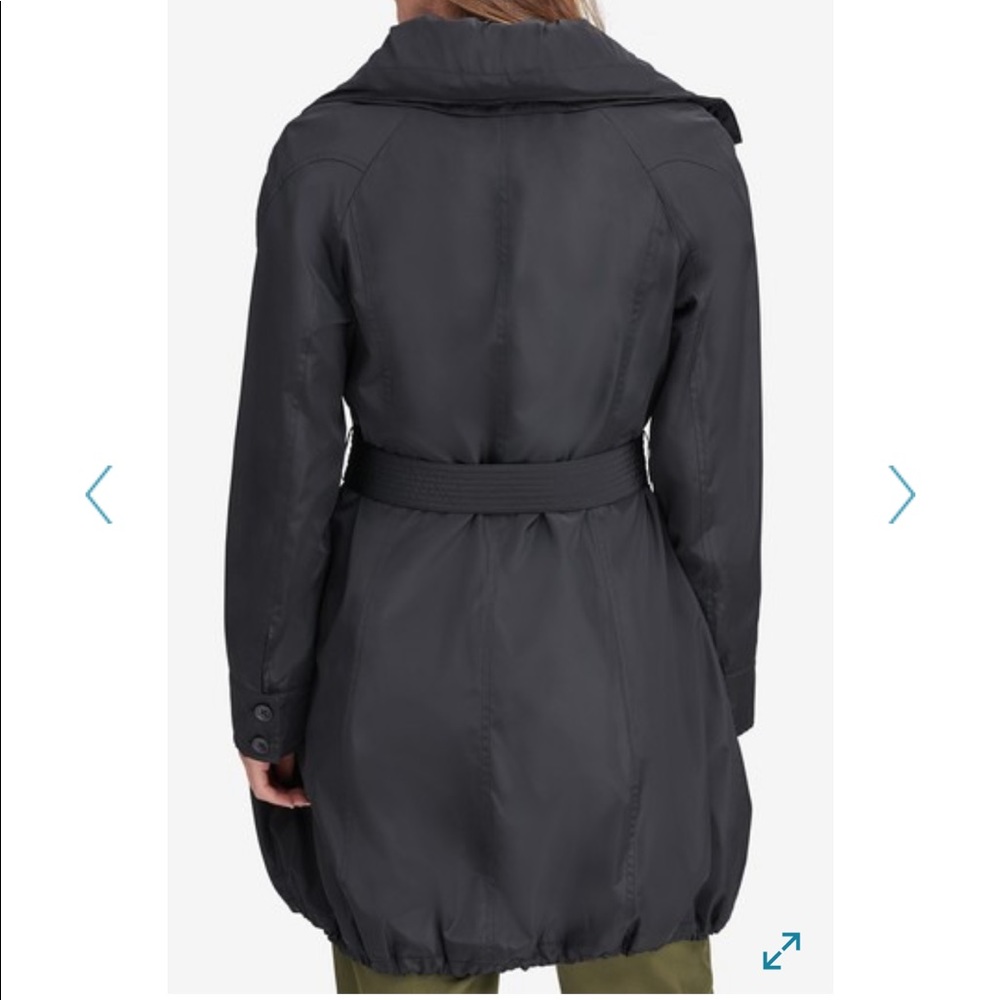 Andrew Marc Navarre belted trench coat - Picture 3 of 8